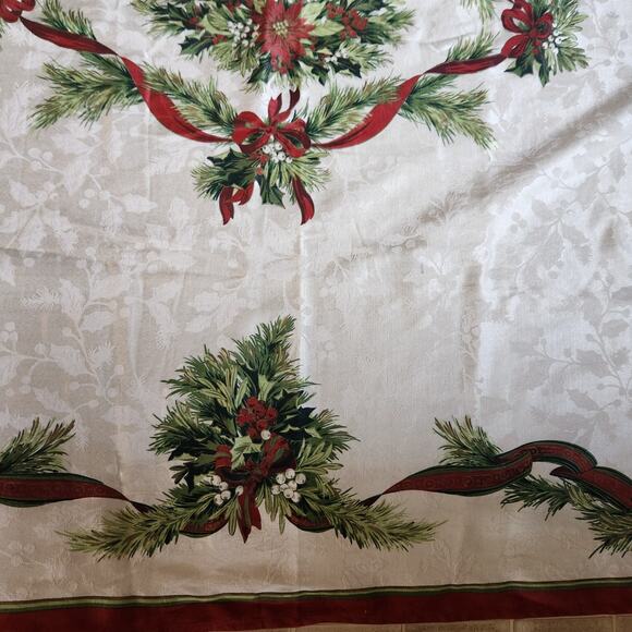 Christmas rectangular table cloth 70x52 - Picture 3 of 4